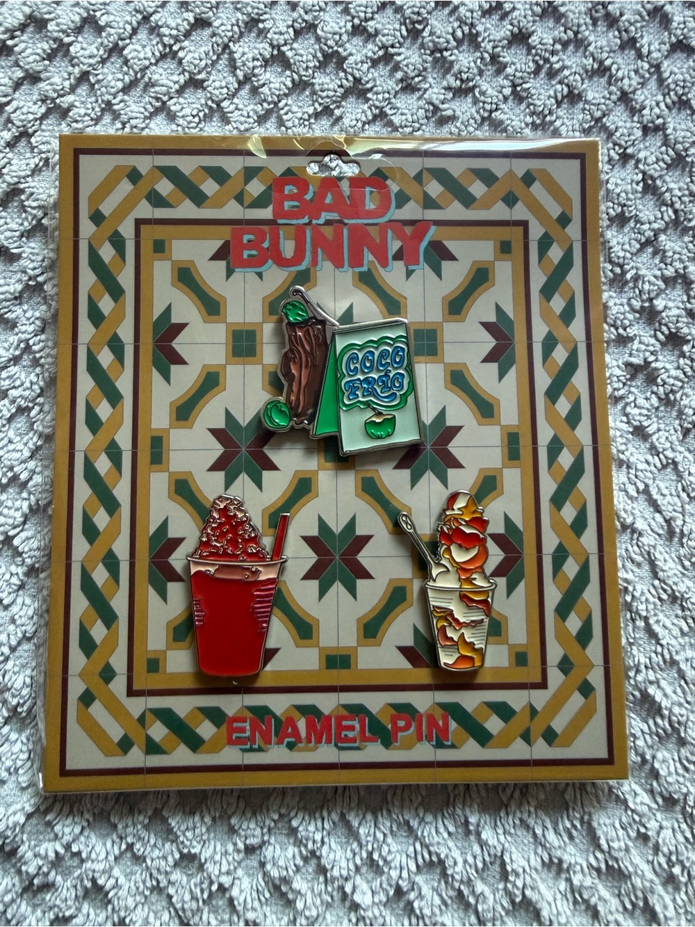Bad Bunny Concert Pins